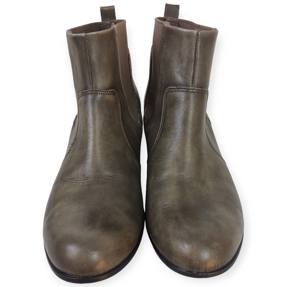 ECCO SZ 39 8-8.5 Women's Shape 35 Sartorelle Chelsea Boot Gray-Green - Picture 7 of 9